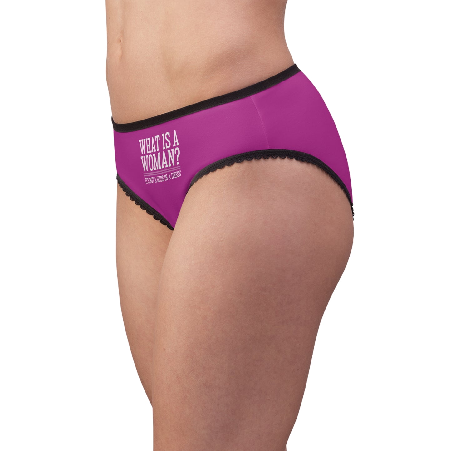"What is a Woman" #02, Women's Briefs (Prairie Foxglove)