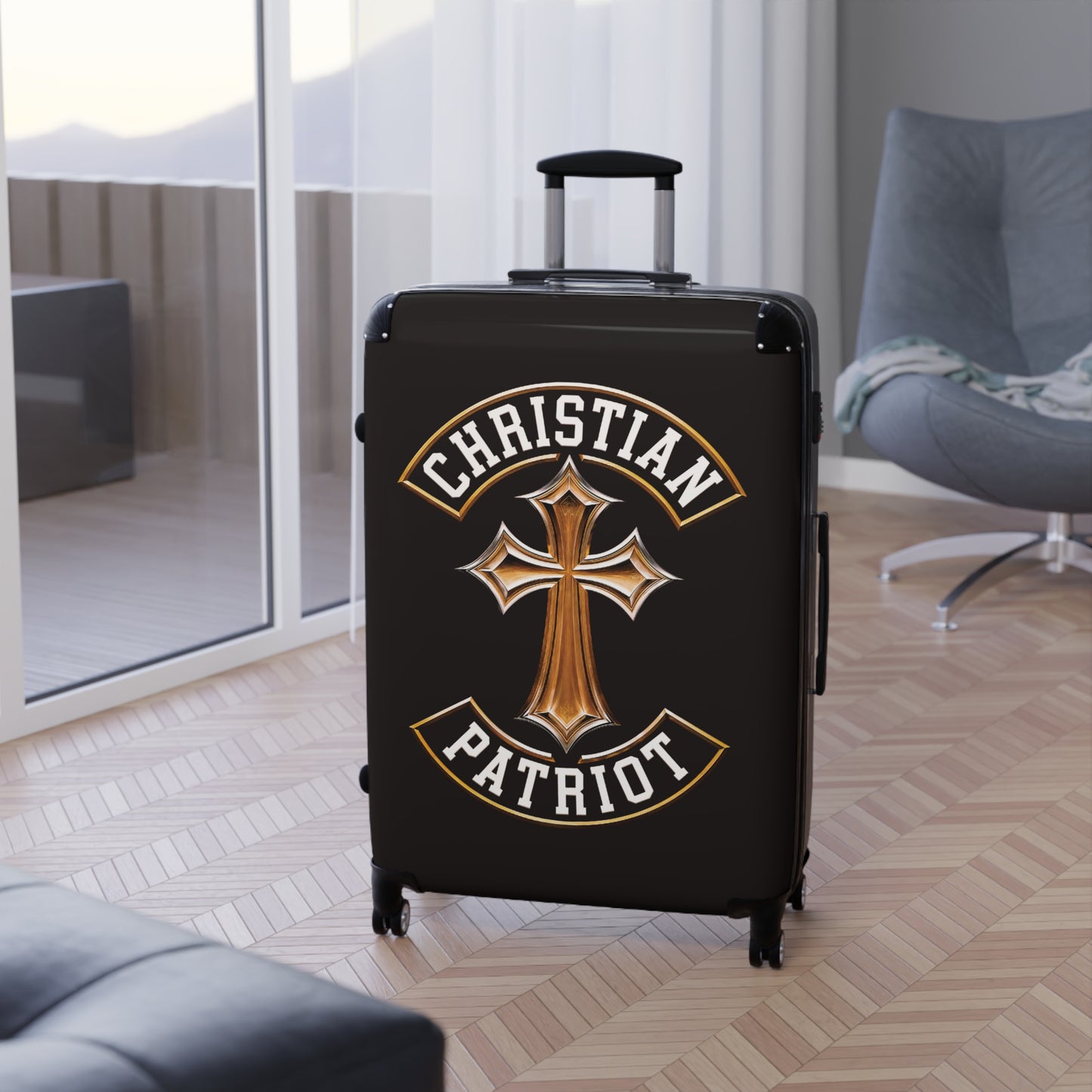 "Christian Patriot" #03 Suitcases (Licorice)