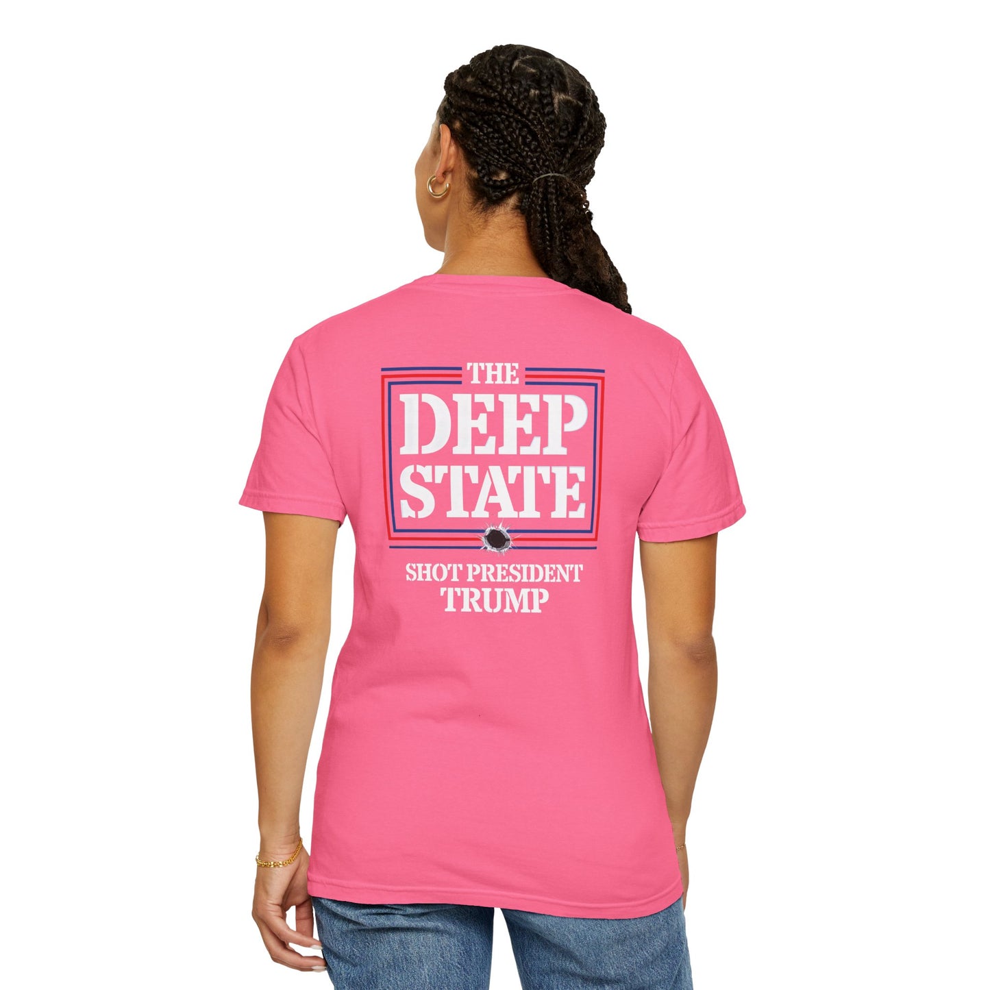 "The Deep State Shot President Trump" #01, Unisex T-shirt