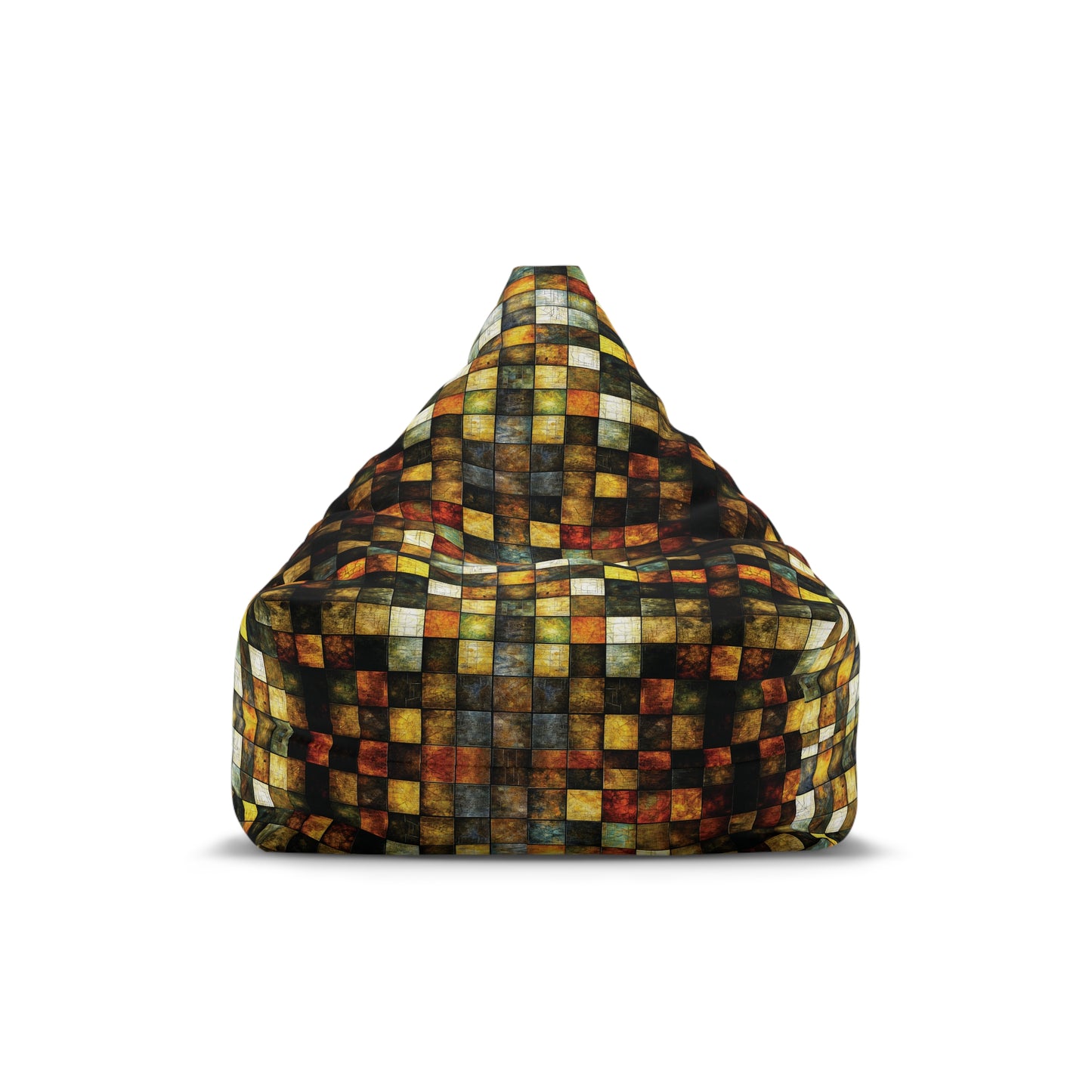 "Wood Block Pattern" #01, Bean Bag Chair Cover