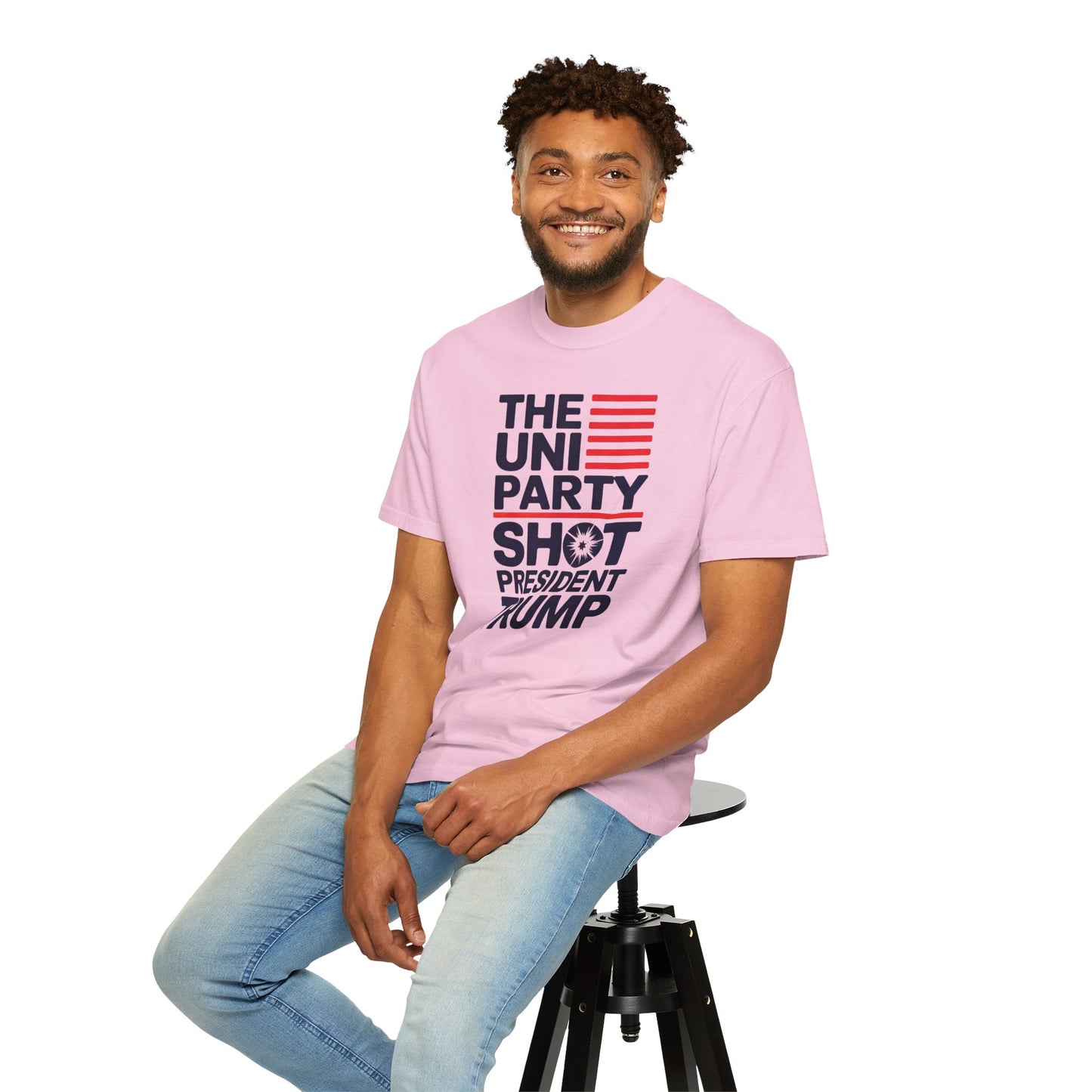 "The Uniparty Shot President Trump" #01, Unisex T-shirt
