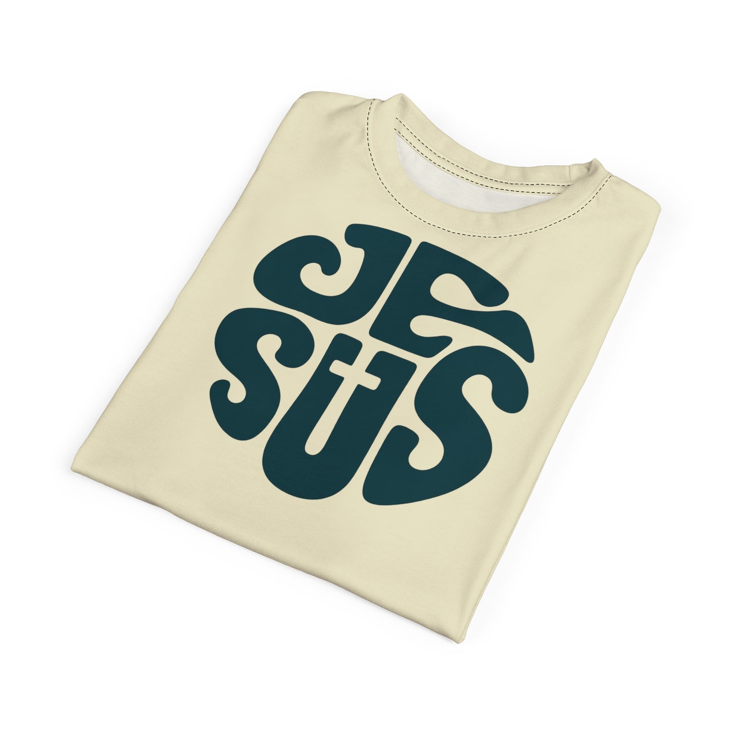 "Retro Jesus", Unisex T-shirt (Silken Tofu)