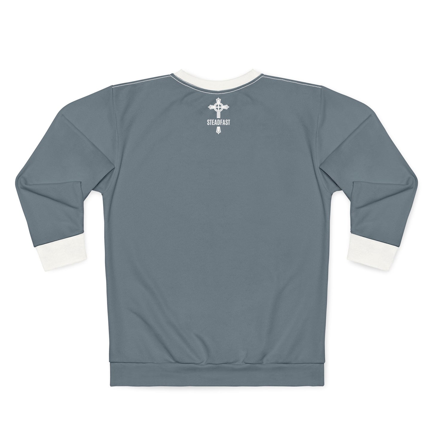 "Steadfast Cross", Unisex Sweatshirt (Slate Grey)