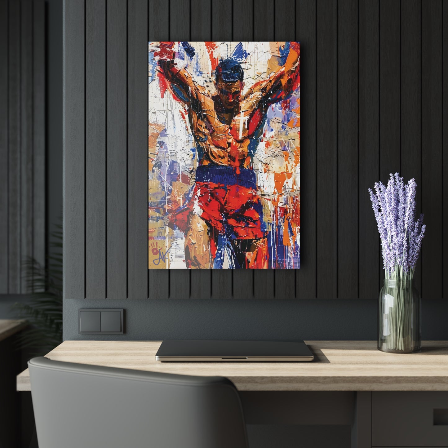 "Fight to Win", Fine Art Acrylic Wall Prints (French Cleat Hanging)