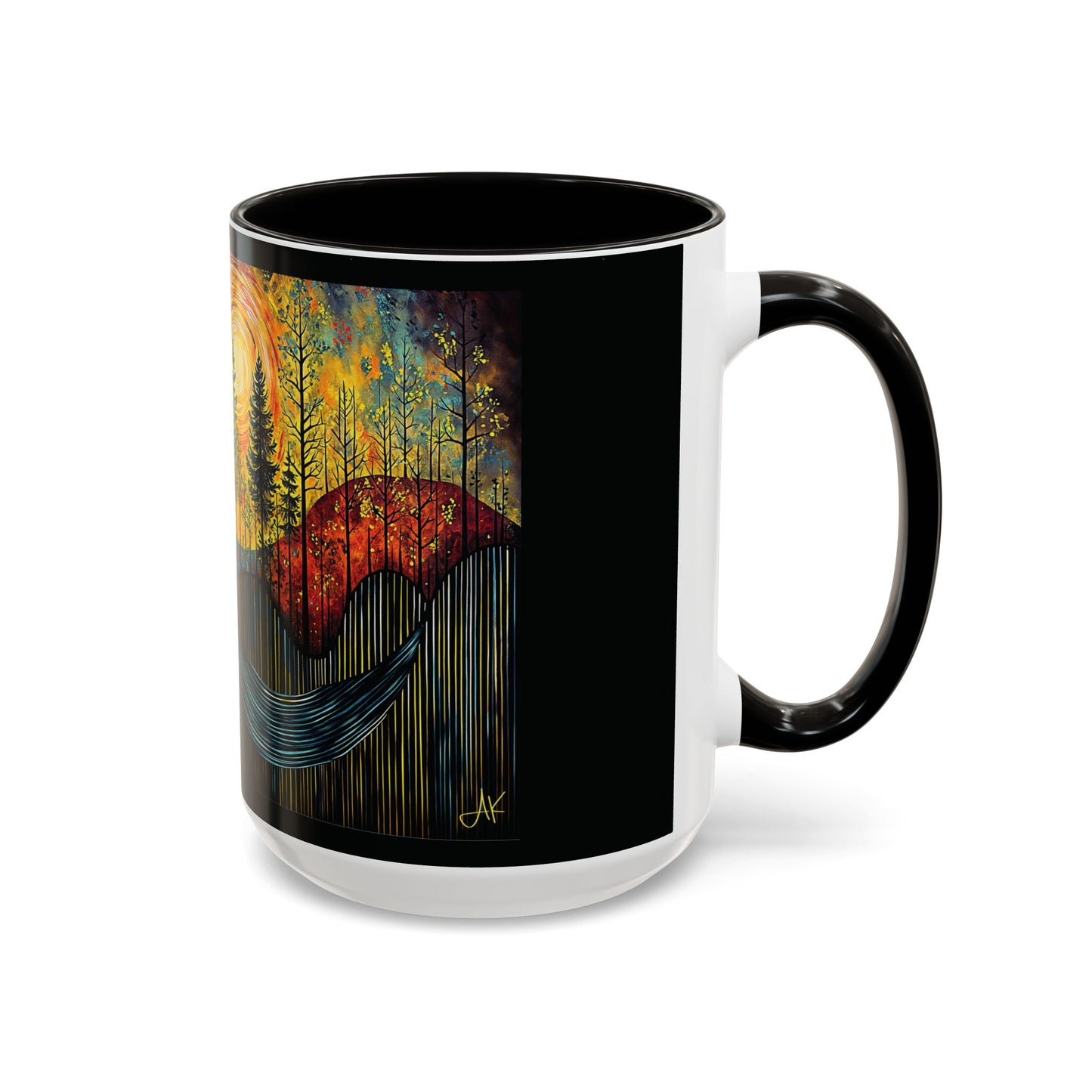 "Sacred Resonance", Colorful Mugs (11oz, 15oz)