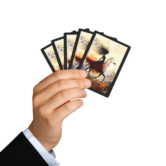 "Untitled Number 5", Fine Art Playing Cards (Void Black)