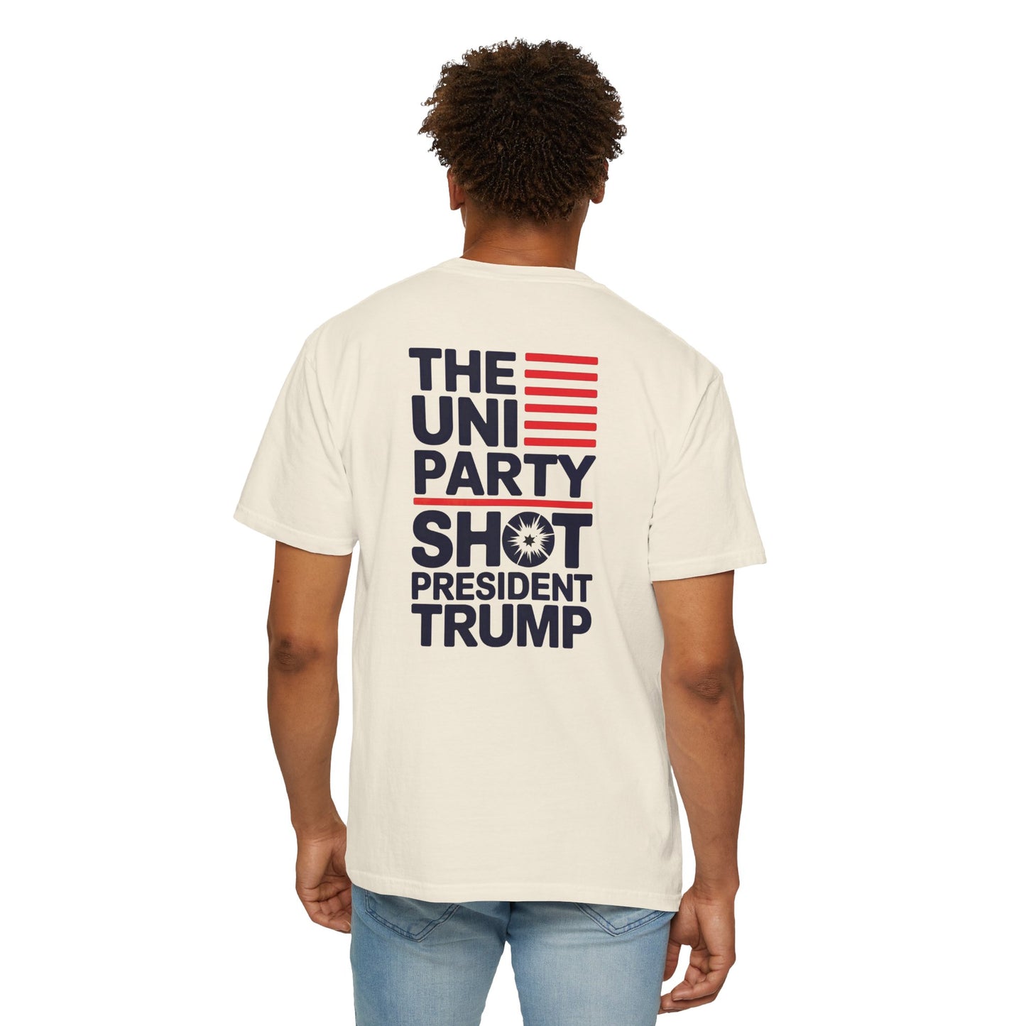 "The Uniparty Shot President Trump" #01, Unisex T-shirt