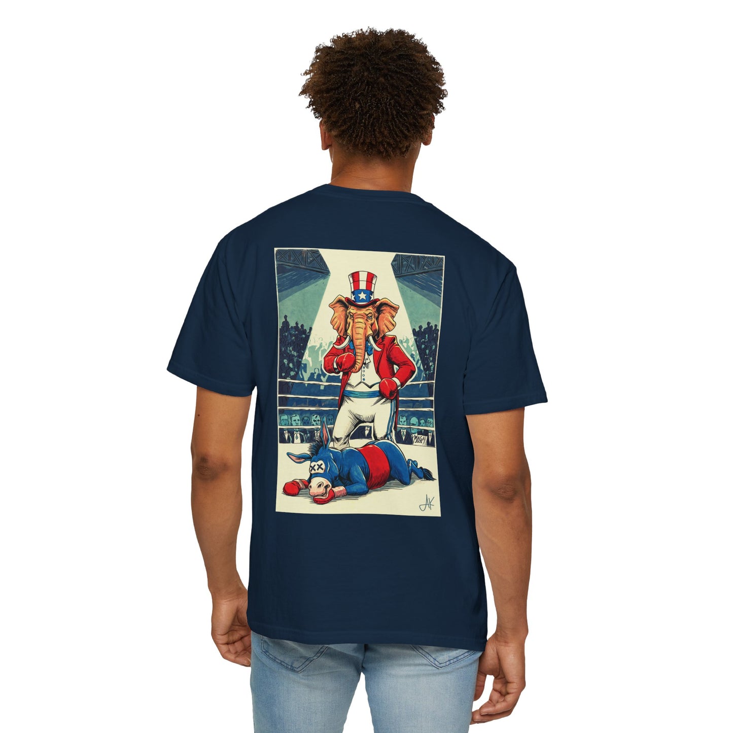 "Brutal Woke Knockout 2024", Unisex T-shirt (Dark Colors)