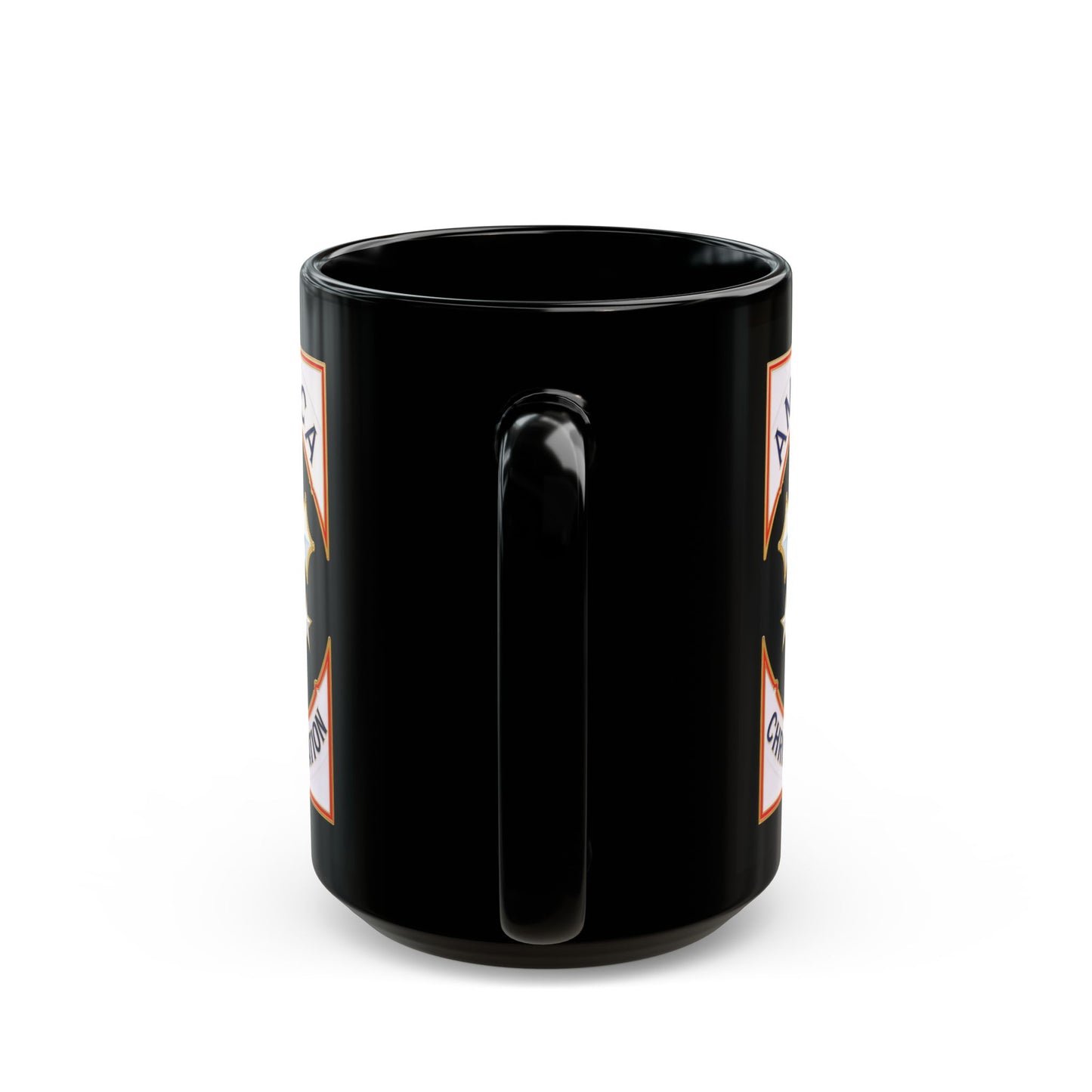"America Christian Nation" #21, Black Mug (11oz & 15oz)