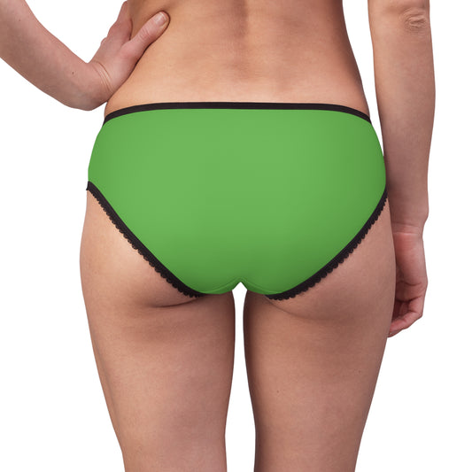 "DEI - Didn't Earn It" #14, Women's Briefs (Neon Green)