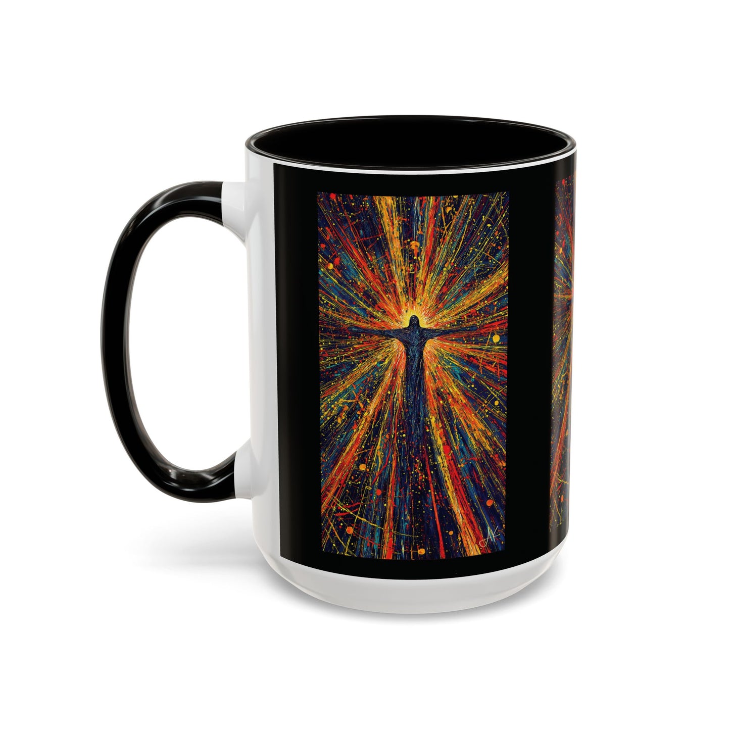 "Born Again in His Radiance - Isaiah 60:1", Colorful Mugs (11oz & 15oz)