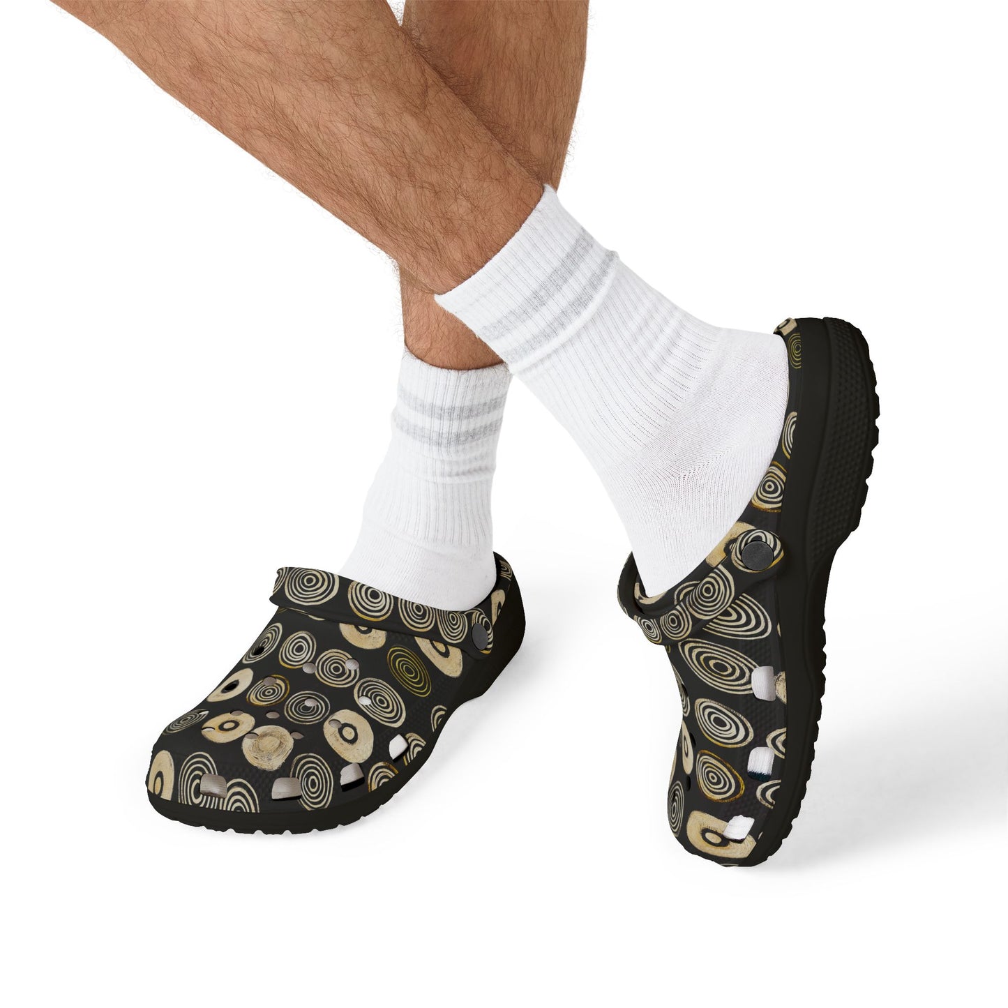 "Punk Polka", Foam Rubber Clogs