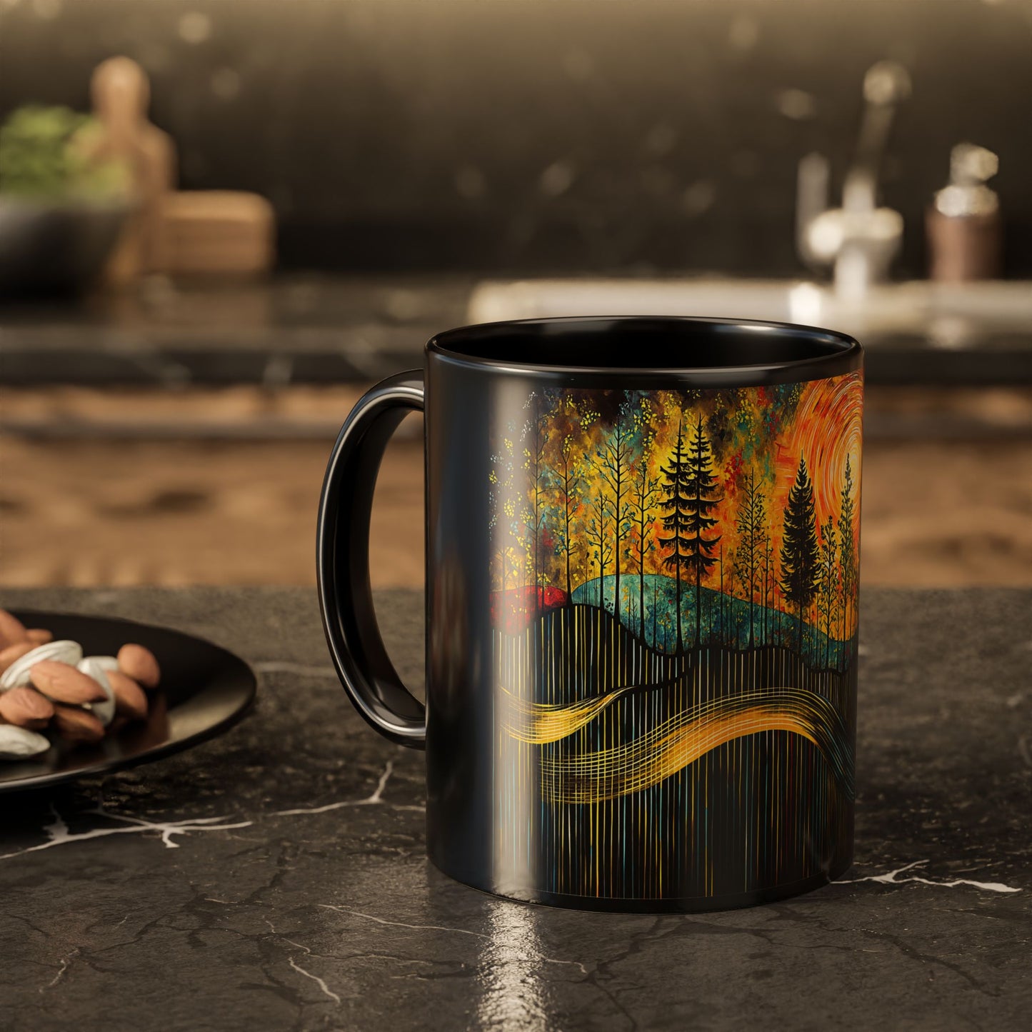 "Sacred Resonance", Colorful Mugs (11oz, 15oz)