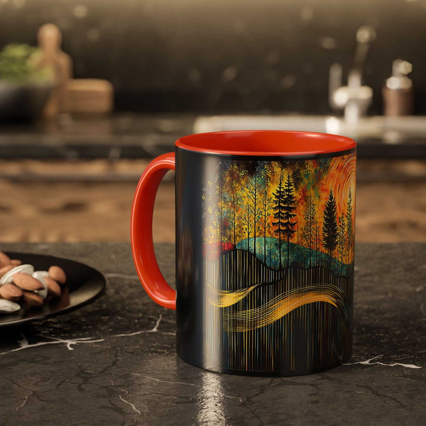 "Sacred Resonance", Colorful Mugs (11oz, 15oz)