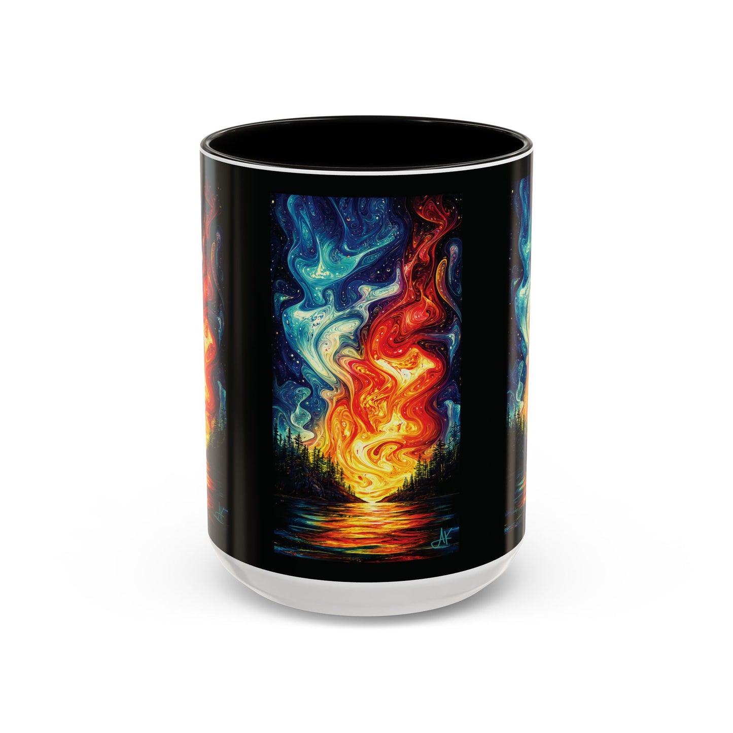 "Naomh Solus (Gaelic) - Sacred Light (English)", Colorful Mugs (11oz, 15oz)