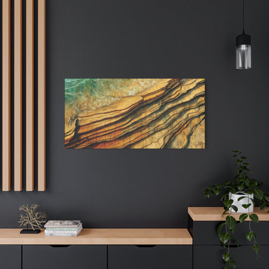 "Tales Spoken by Land & Sea", Fine Art Matte Canvas, Stretched, 1.25"