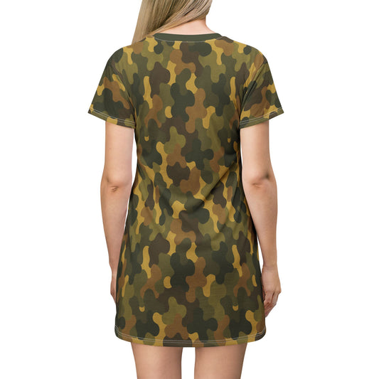 "SASR Day-Ops Camouflage", T-Shirt Dress (SASR Green Collar)