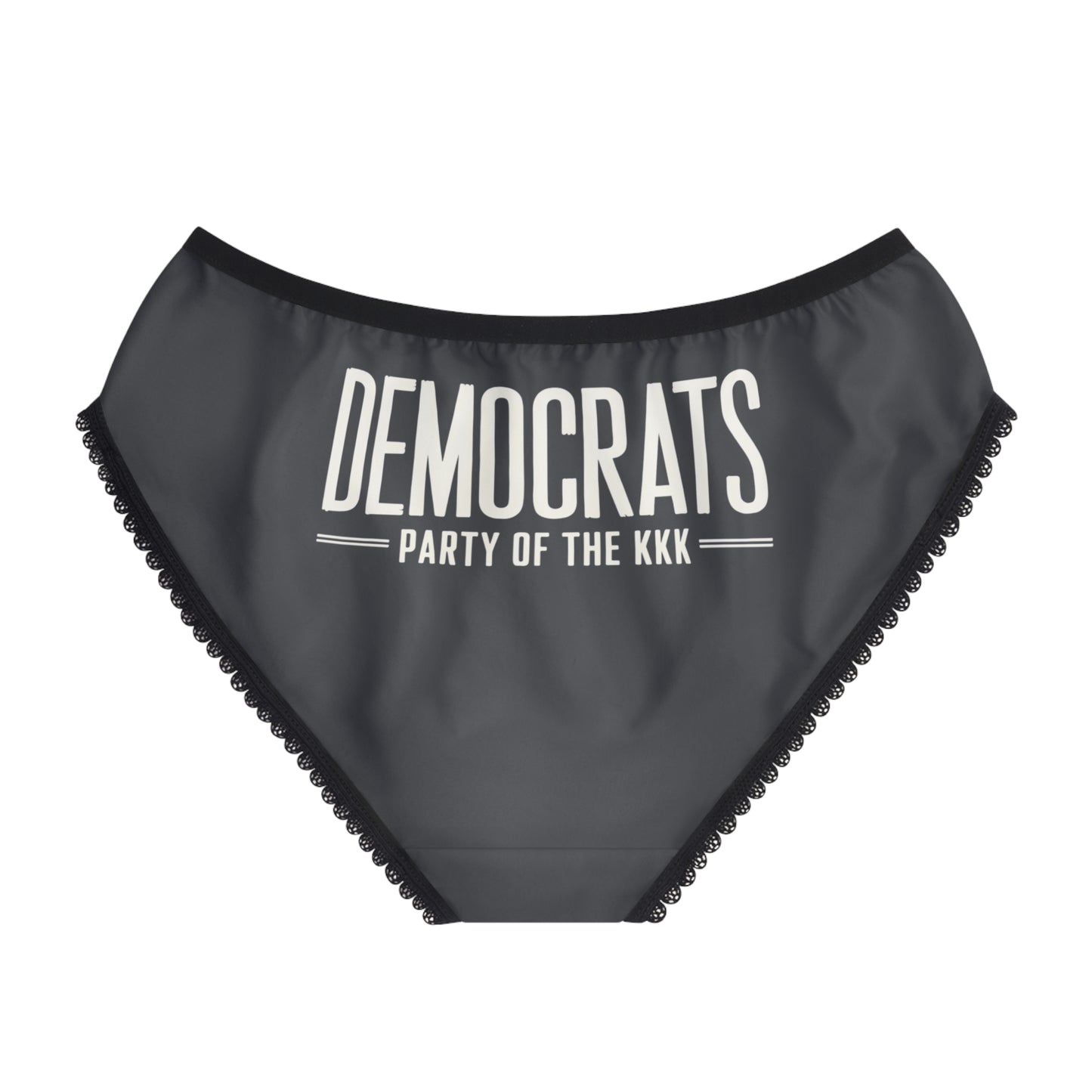 "Democrats - Party of the KKK", Women's Briefs (Highland Grey)