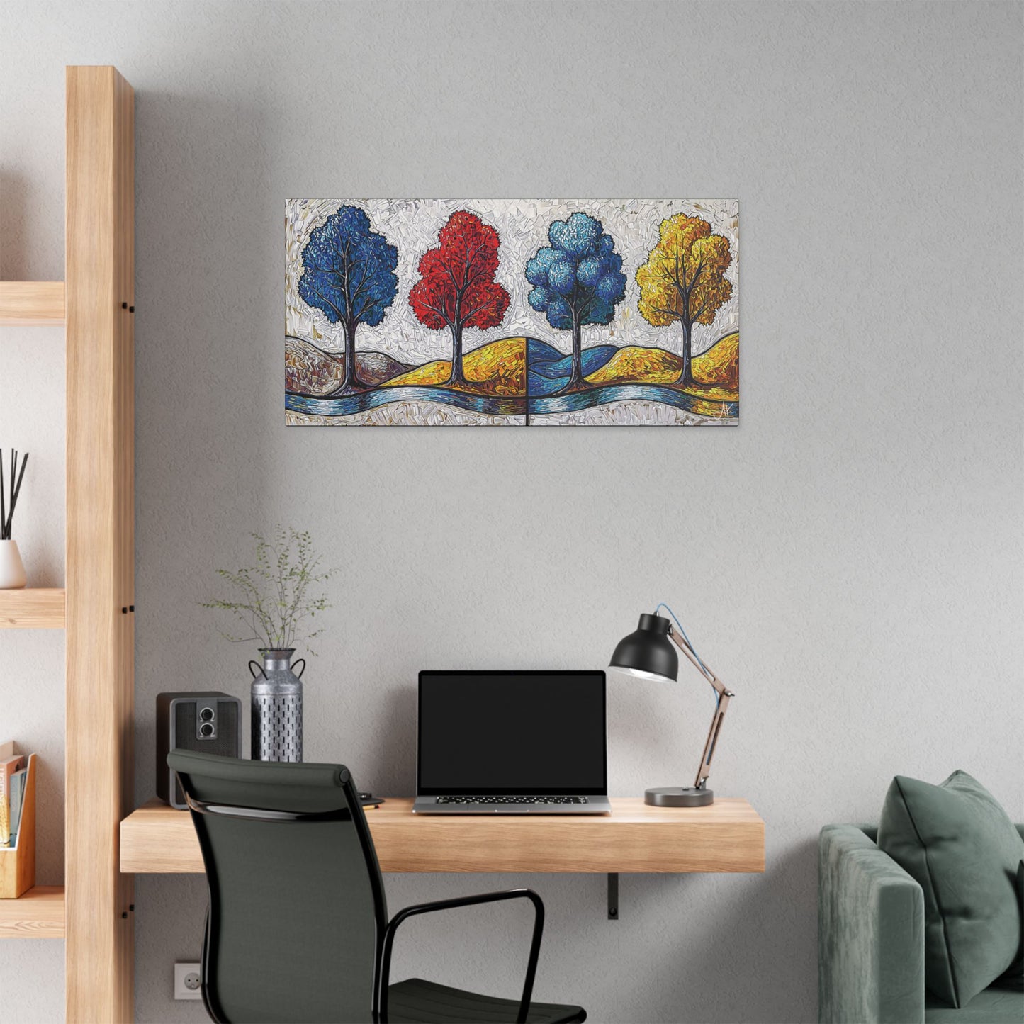 "Kedron Brook", Stretched Classic Canvas Fine Art Print