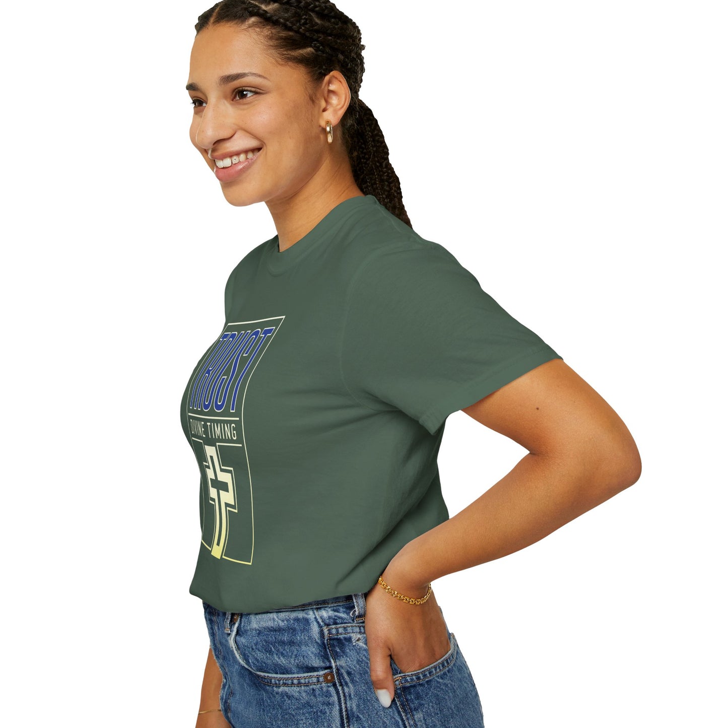 "Trust Divine Timing" #01, Unisex T-shirt