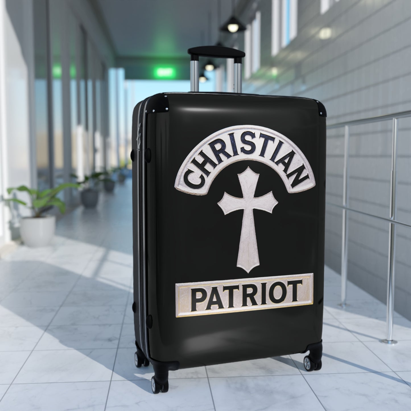 "Christian Patriot" #01 Suitcases (Black)