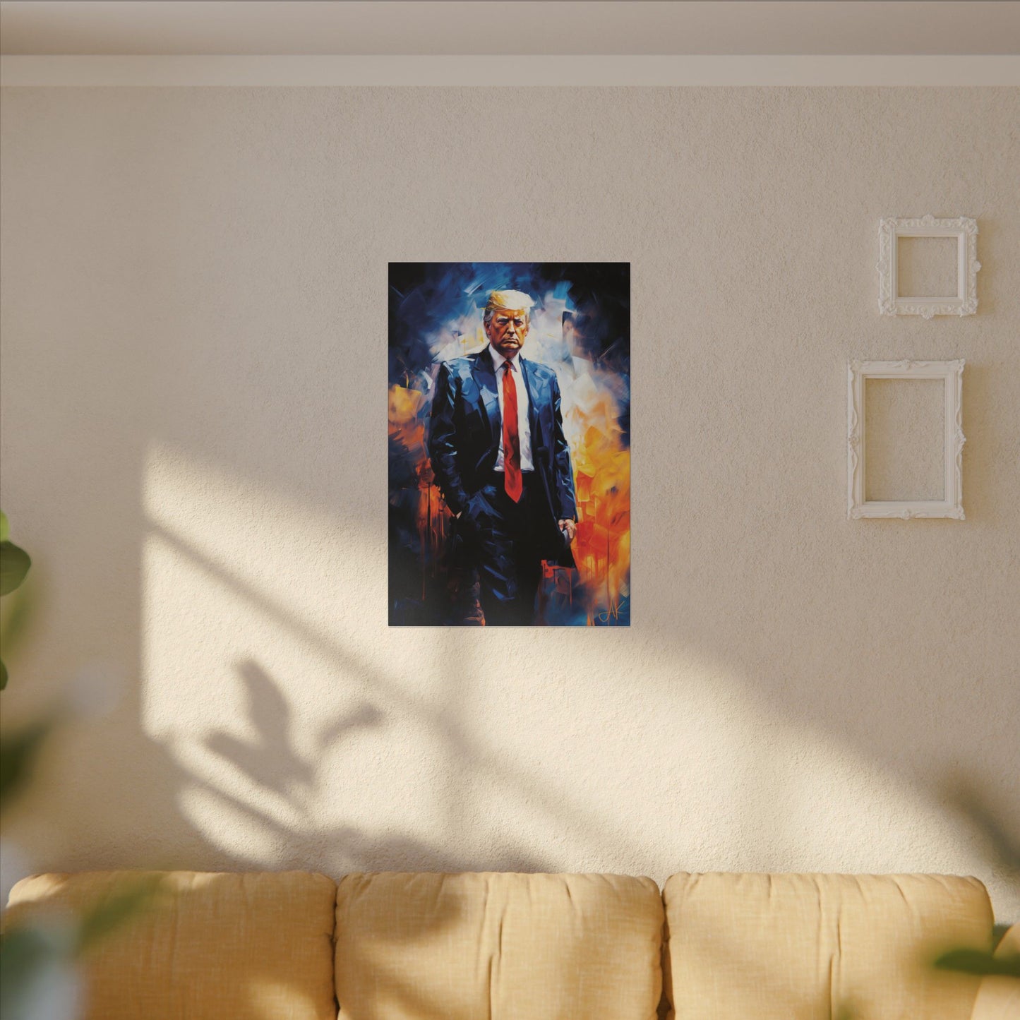 "Trump Portrait No. 22", Stretched Matte Canvas Fine Art Print
