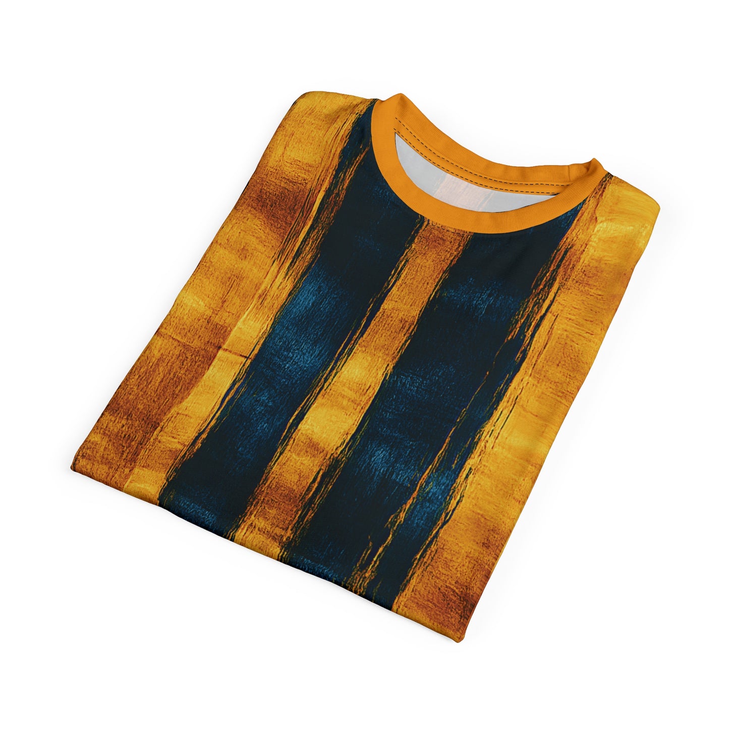 "Paleo Wolf Clan", Unisex Tee (Deep Golden Yellow Collar)