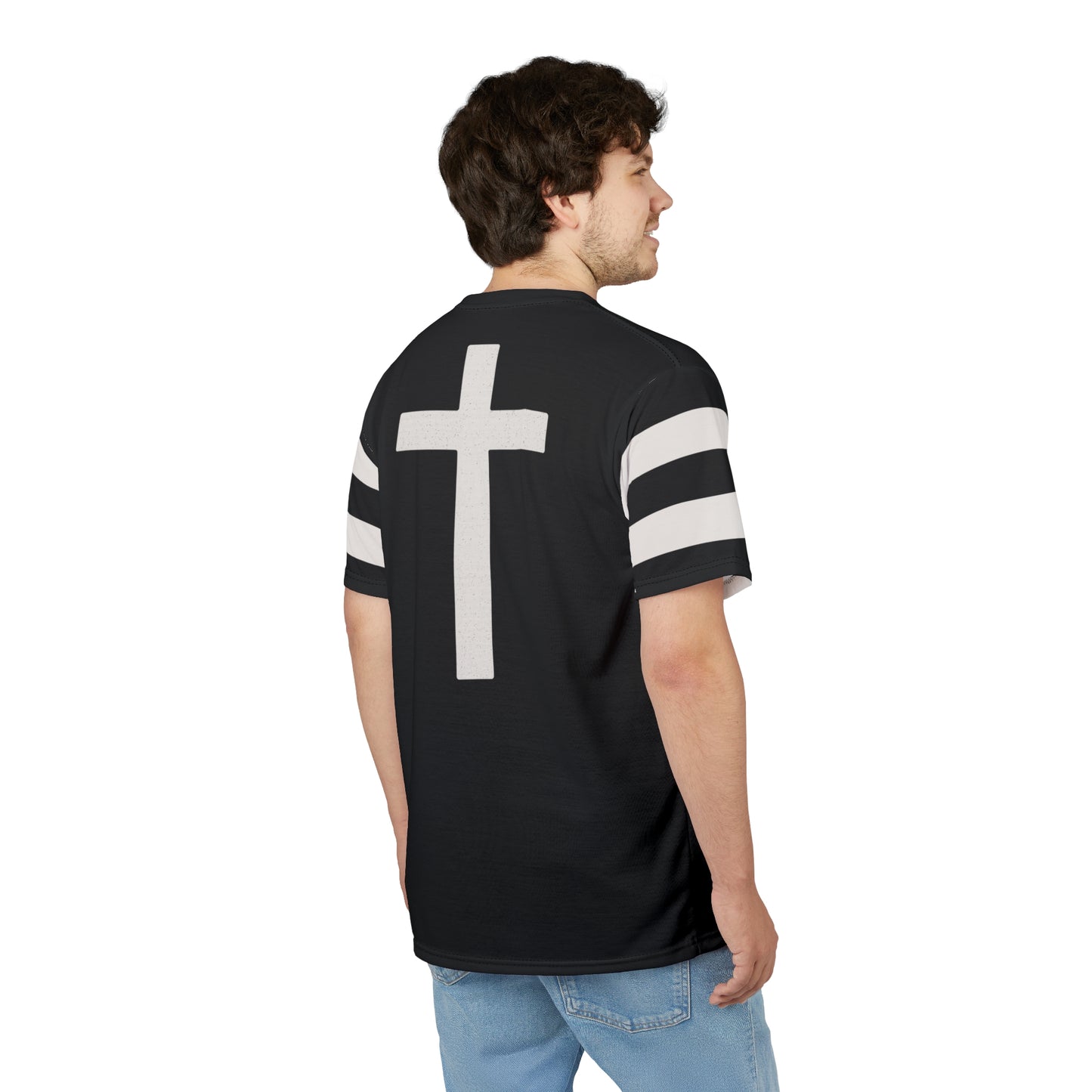 "Faith Overcomes Fear", Unisex Tee (Moonless Black)