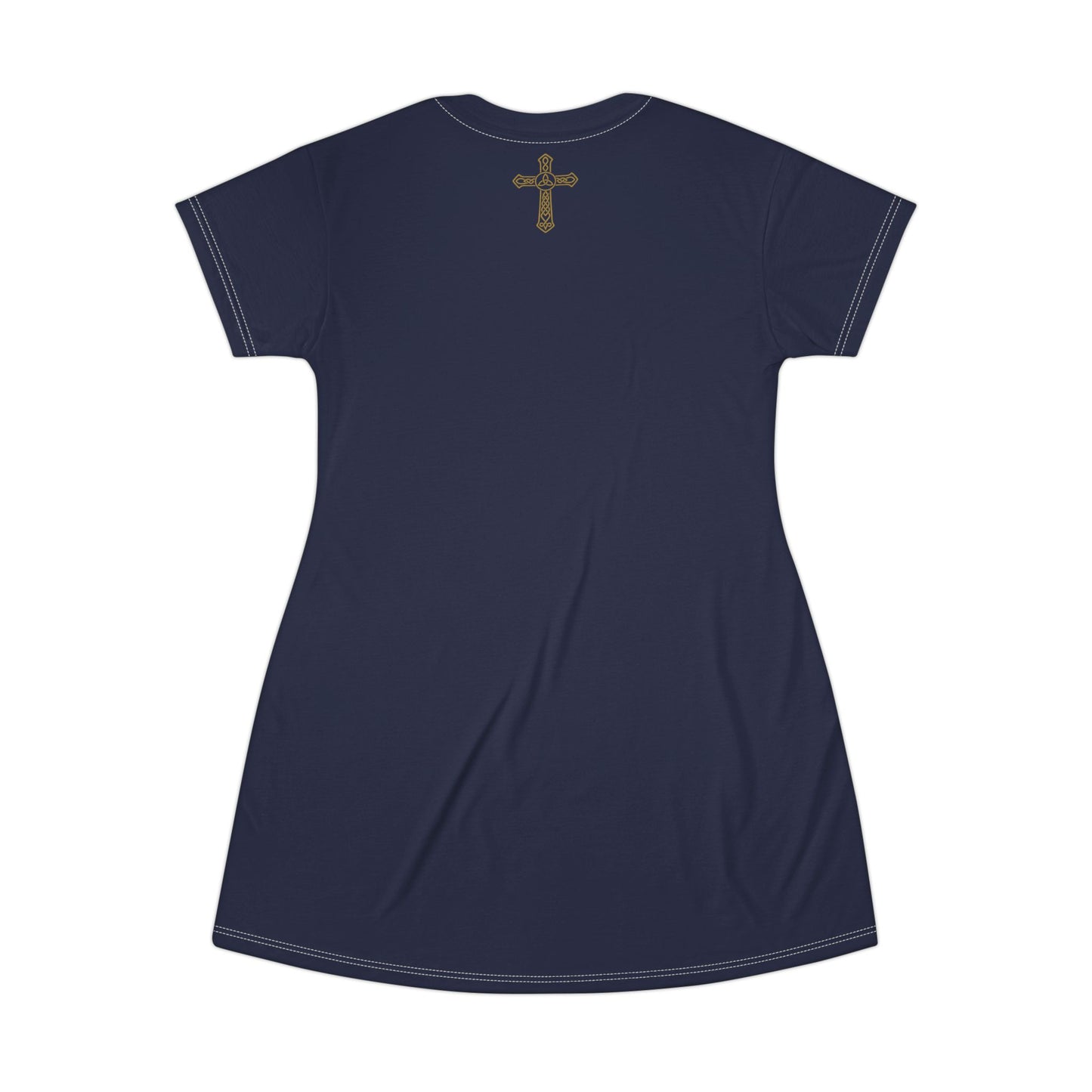 "Clan na Gael - Irish American", T-Shirt Dress (Mariana Blue)