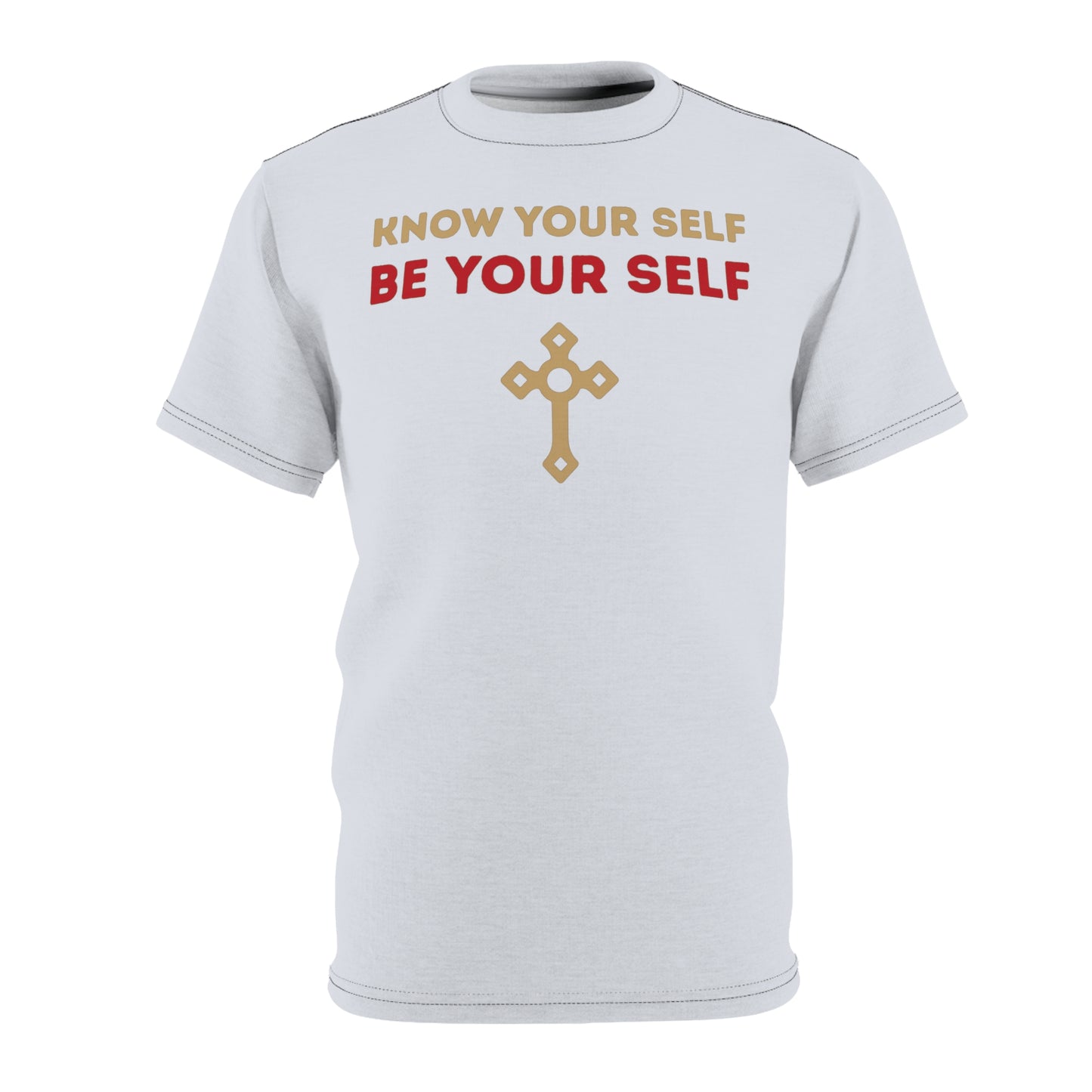 "Know Your Self", Unisex T-shirt (Inked Silk Grey)