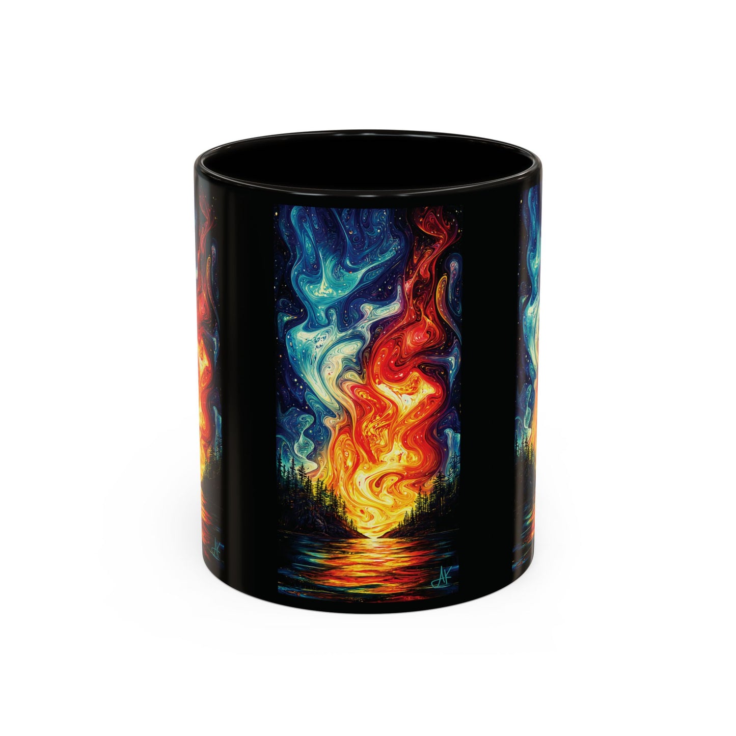 "Naomh Solus (Gaelic) - Sacred Light (English)", Colorful Mugs (11oz, 15oz)