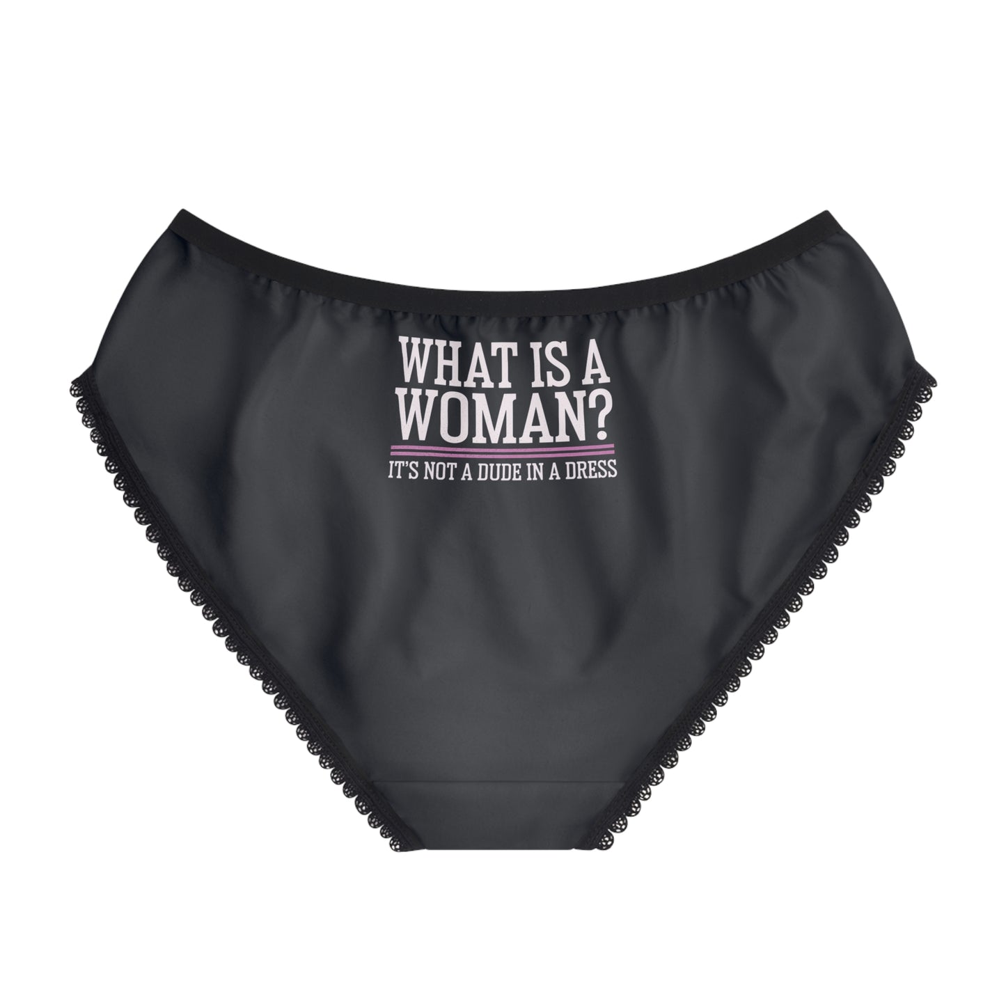 "What is a Woman" #02, Women's Briefs (Blackstone Blue)