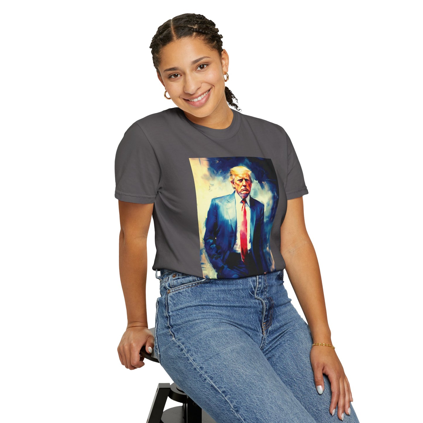 "Trump Portrait No. 6", Unisex T-shirt (Dark Colors)
