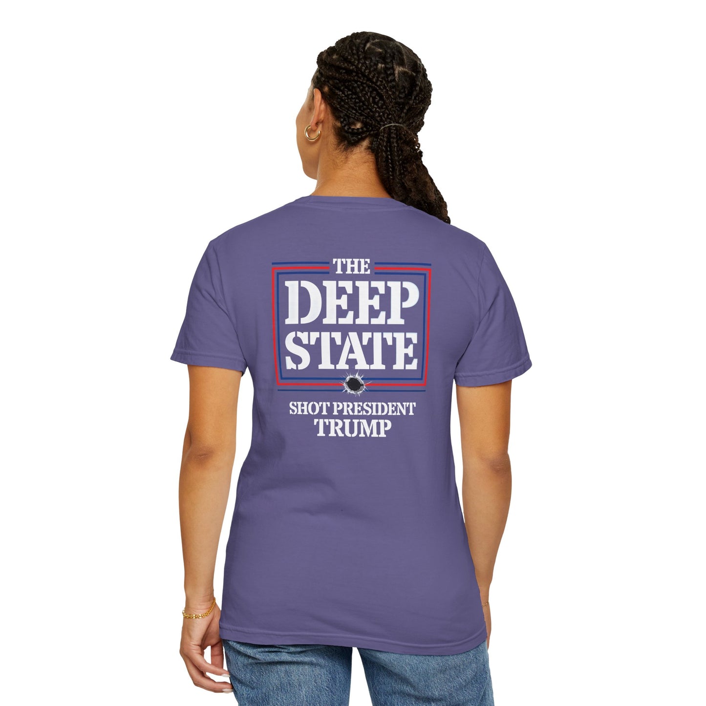 "The Deep State Shot President Trump" #01, Unisex T-shirt