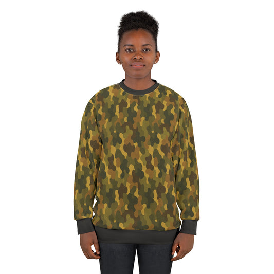 "SASR Day-Ops Camouflage", Unisex Sweatshirt (SASR Black Cuffs and Collar)