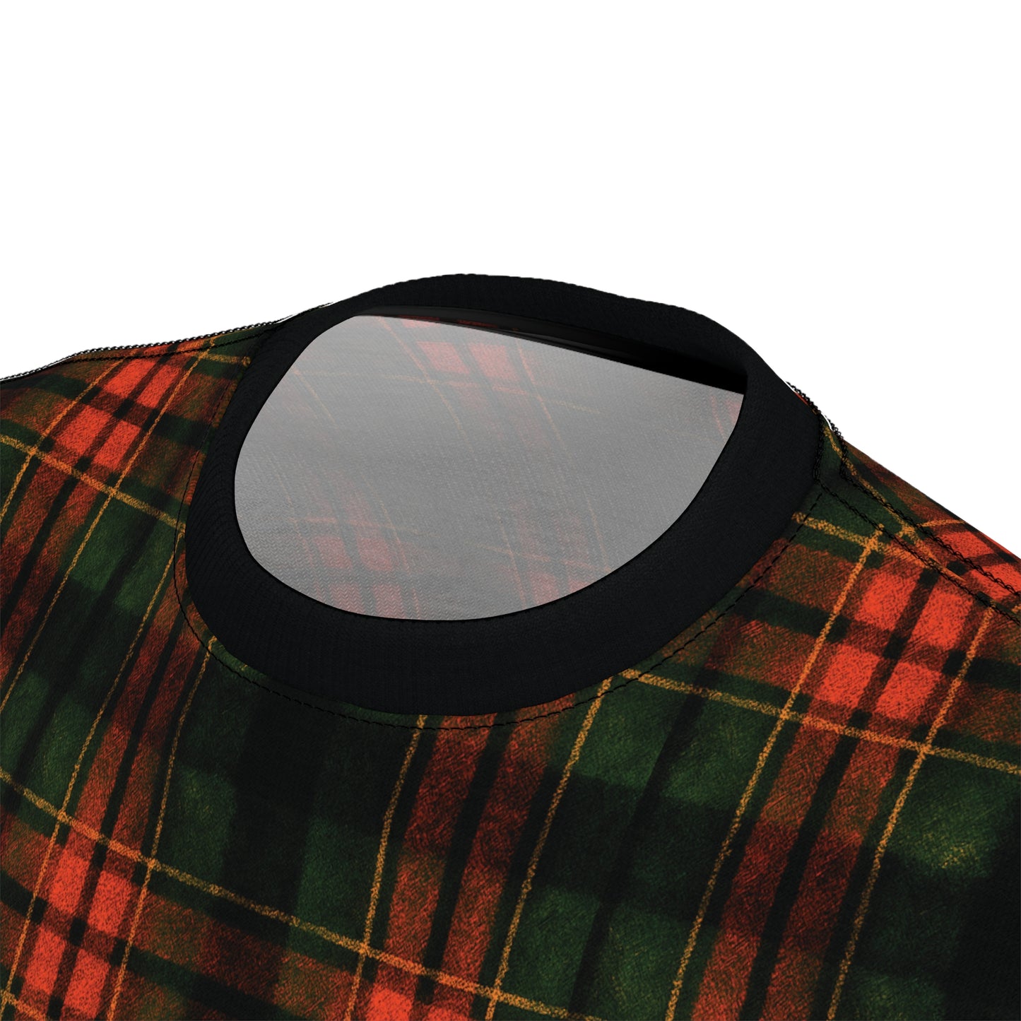 "Kilmor Brieve Tartan", Unisex Tee (Brieve Black Collar)