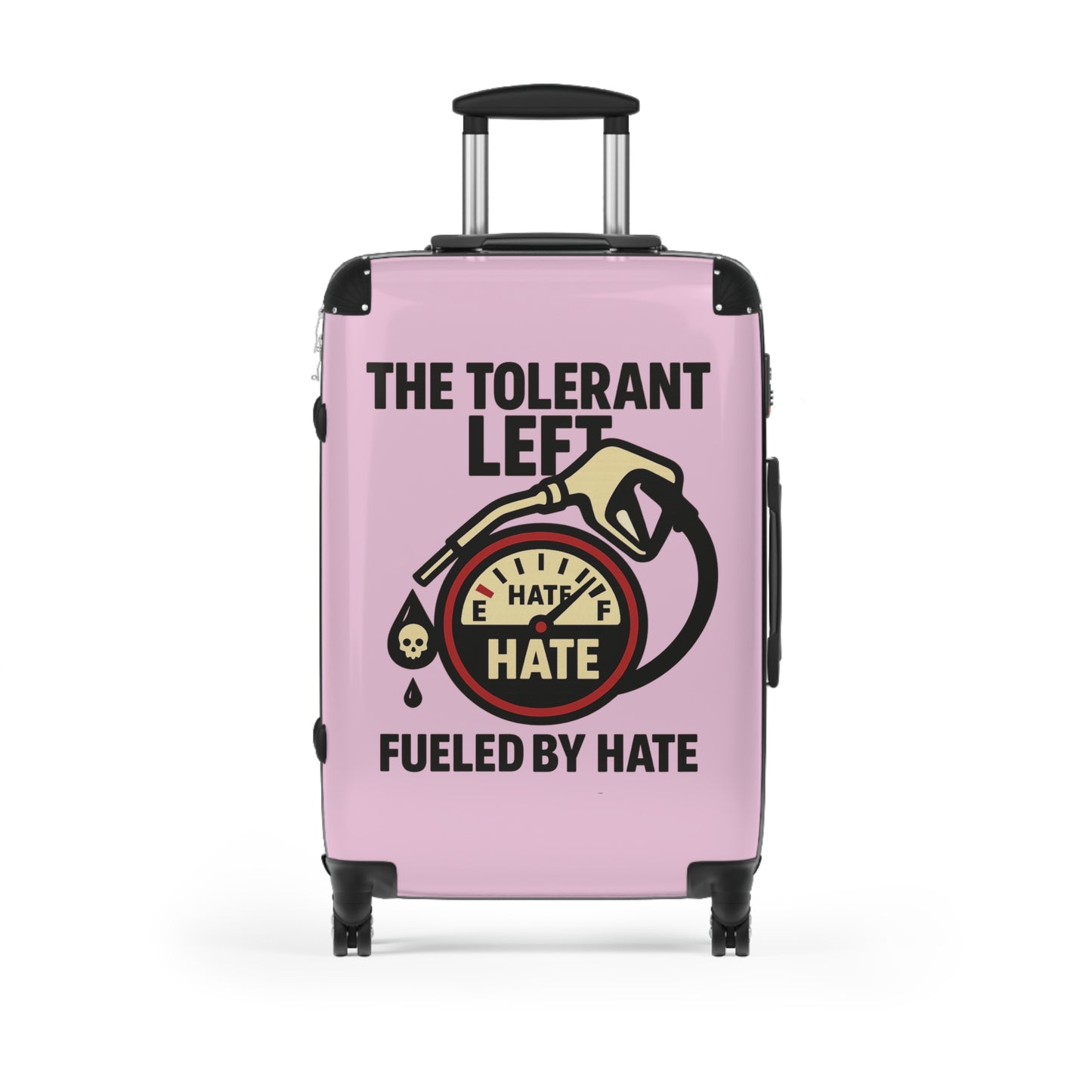 "The Tolerant Left", Suitcase (Abbey Veil Pink)