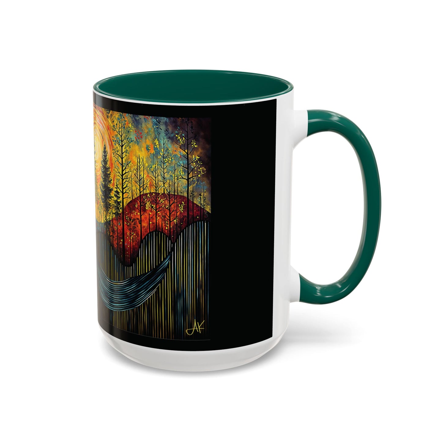 "Sacred Resonance", Colorful Mugs (11oz, 15oz)