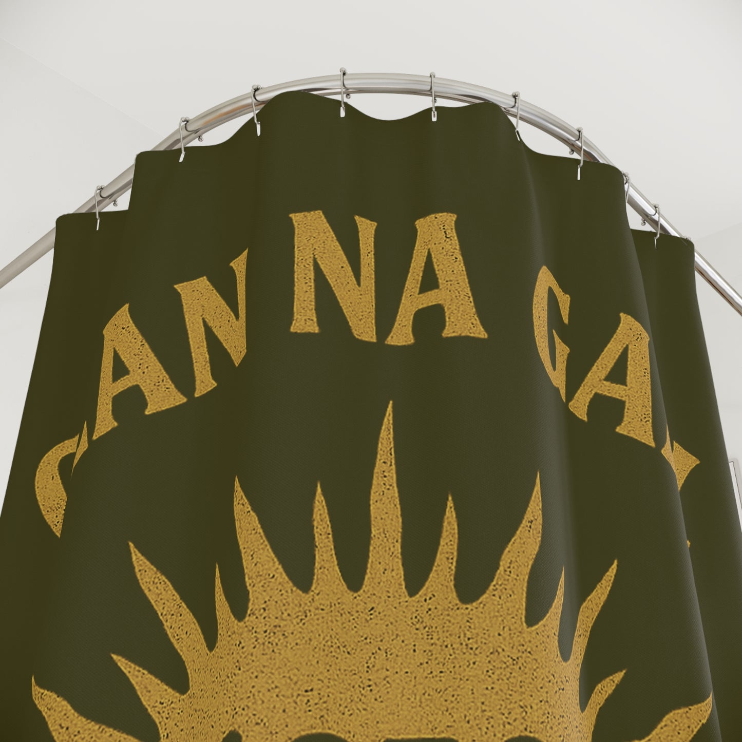 "Clan na Gael - Irish American", Shower Curtains (Fianna Green)