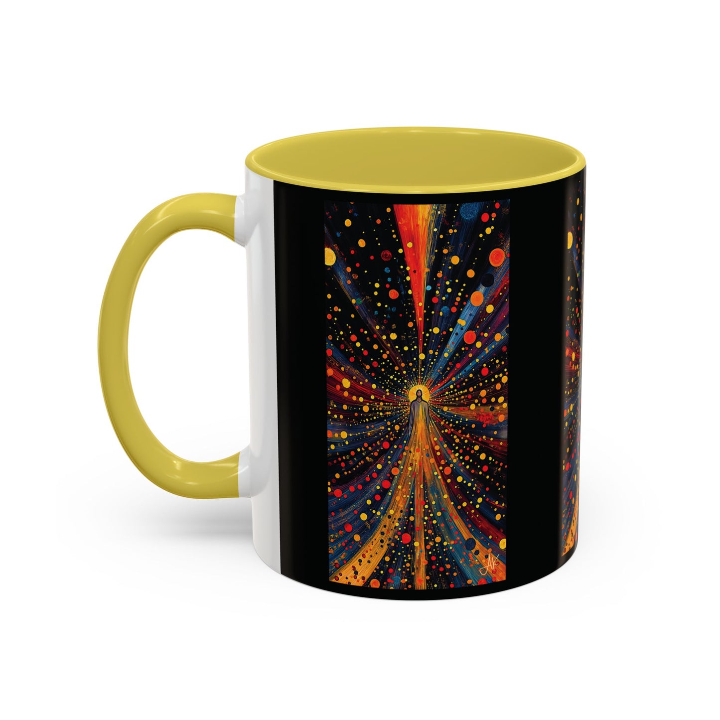 "Illuminated by Grace - 2 Corinthians 4:6", Colorful Mugs (11oz & 15oz)