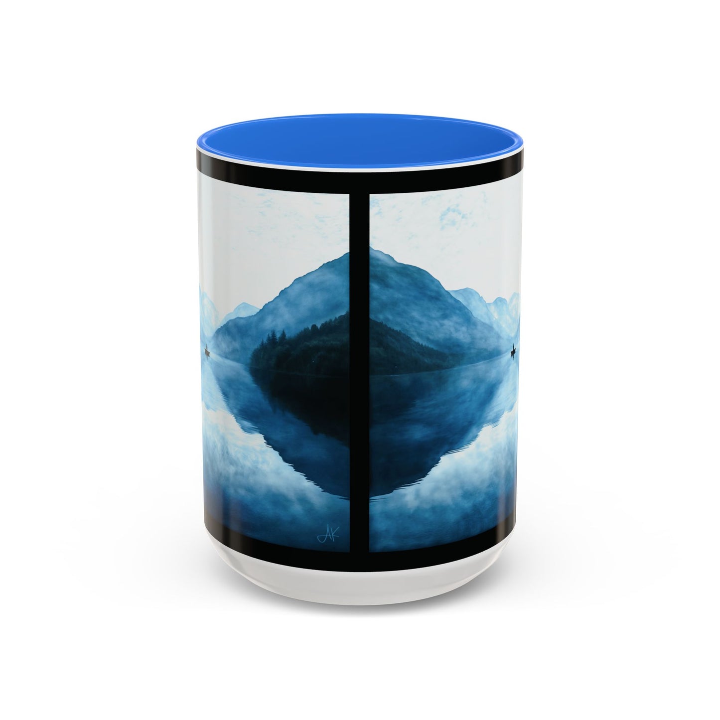 "Connected in Silence - Psalm 46:10", Colorful Mugs (11oz, 15oz)