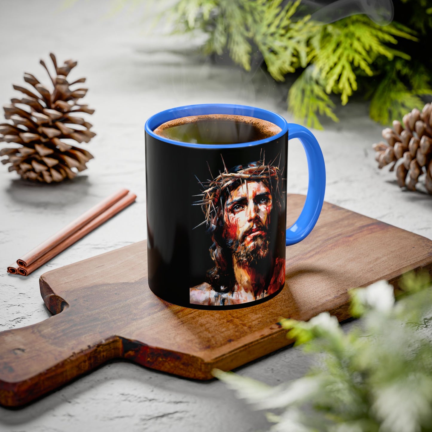 "Crown of Thorns", Colorful Mugs (11oz, 15oz)