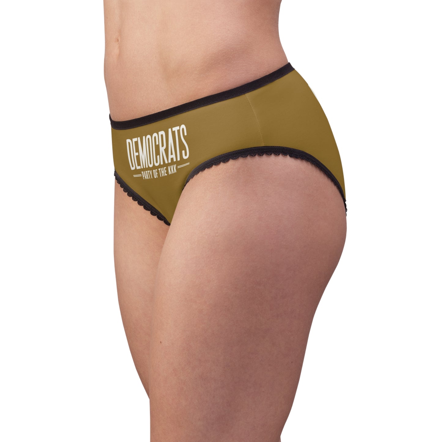 "Democrats - Party of the KKK", Women's Briefs (Sigil Core Gold)