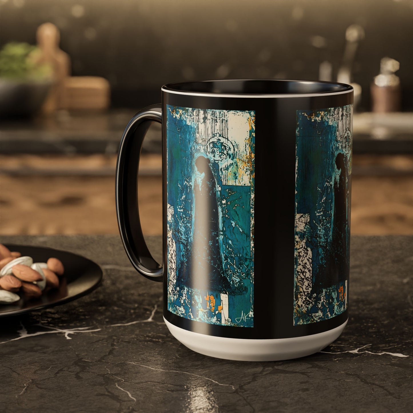 "Behold the Handmaid - Luke 1:38", Colorful Mugs (11oz, 15oz)