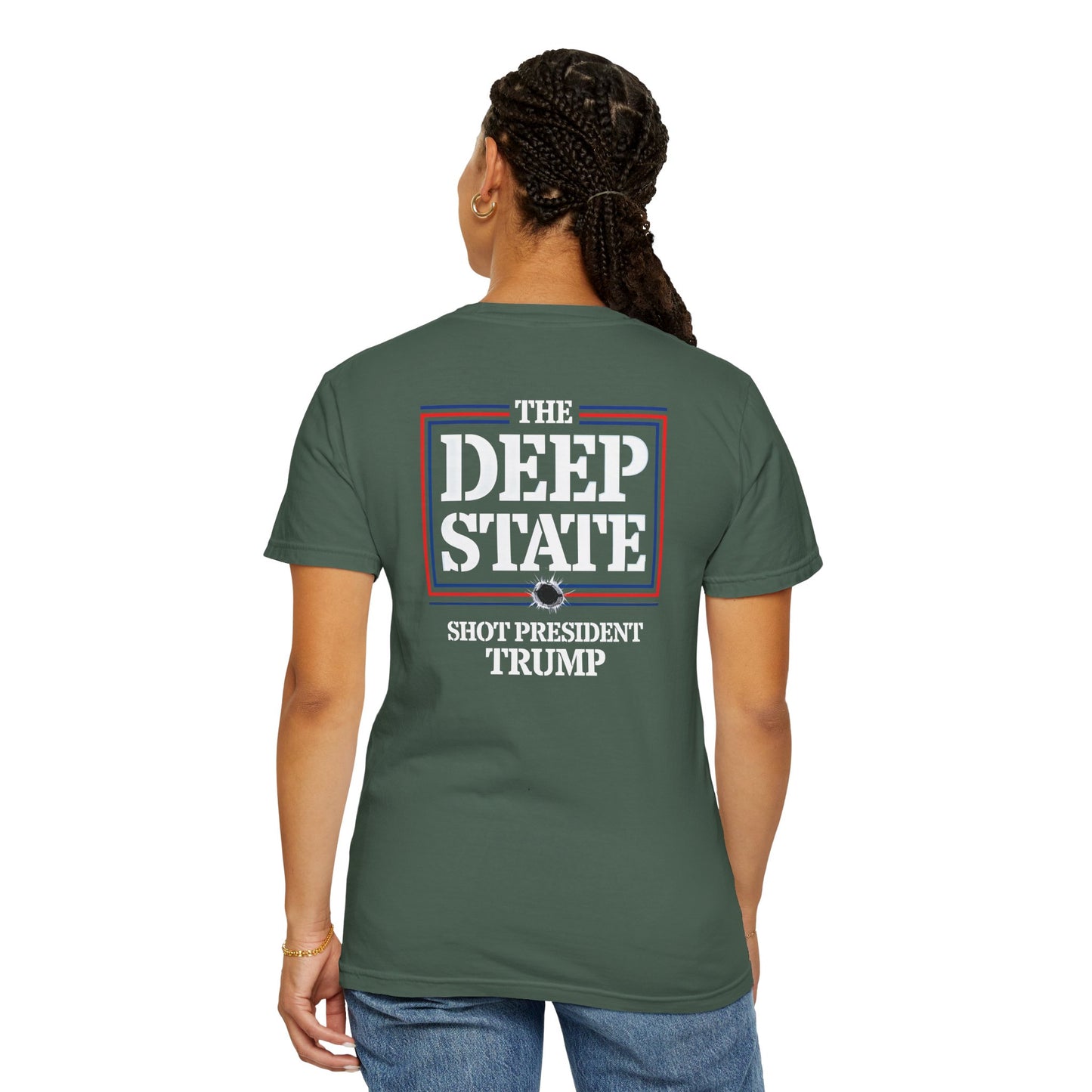 "The Deep State Shot President Trump" #01, Unisex T-shirt