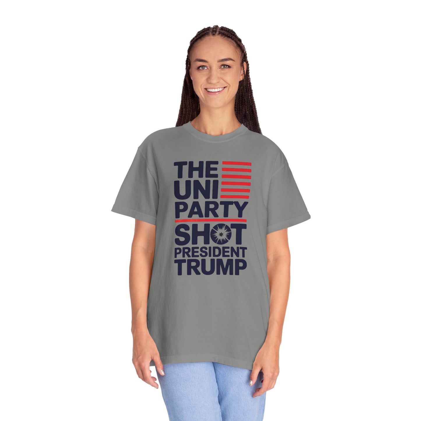 "The Uniparty Shot President Trump" #01, Unisex T-shirt
