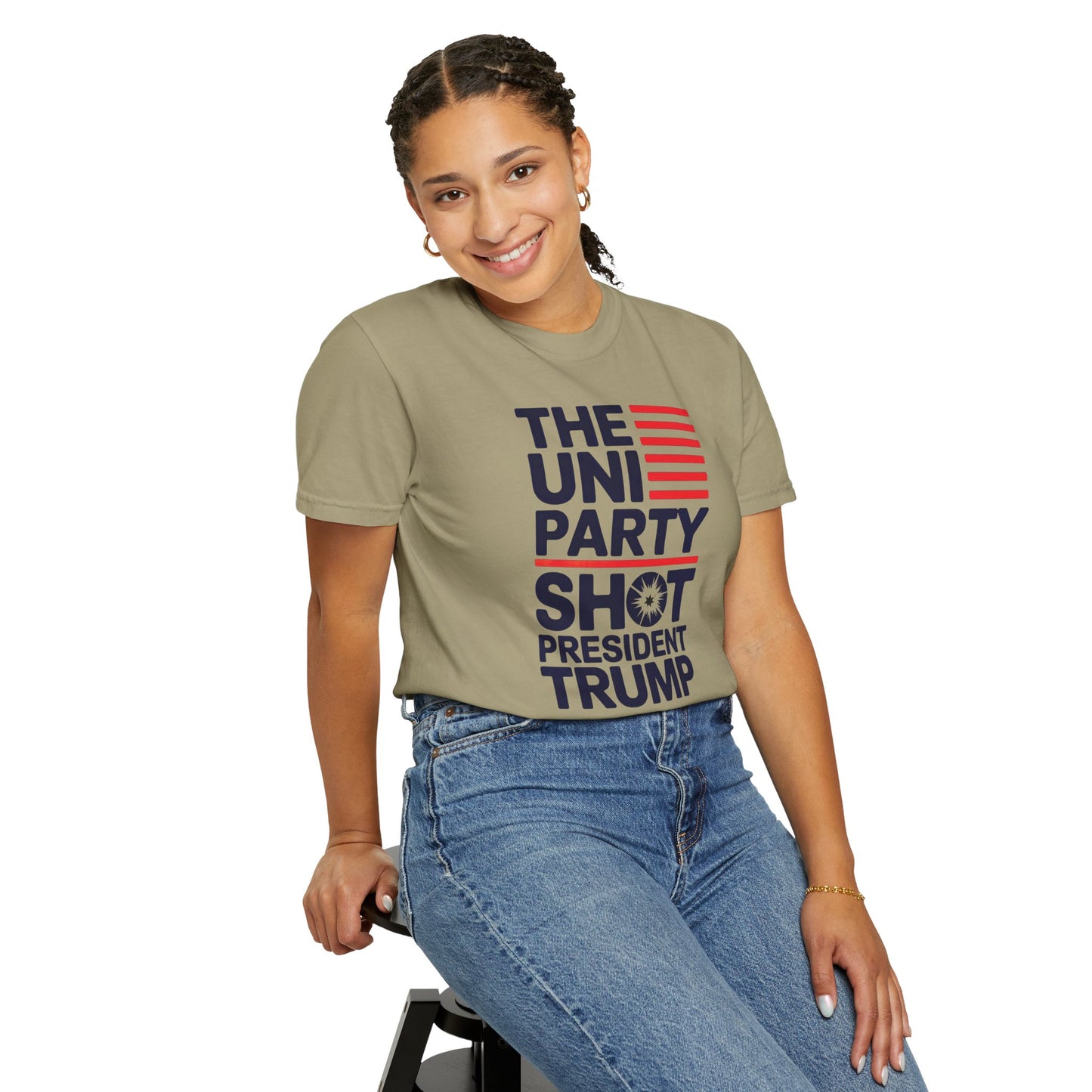 "The Uniparty Shot President Trump" #01, Unisex T-shirt