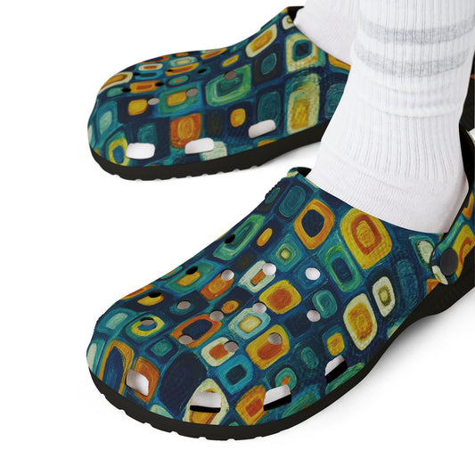 "Soul Mosaic", Foam Rubber Clogs