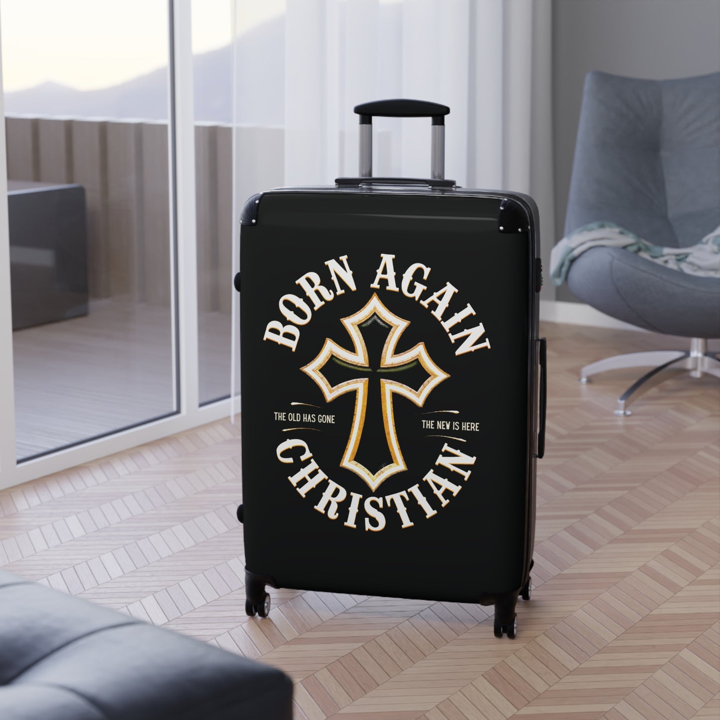 "Born Again Christian" #01 Suitcases (Pitch Black)