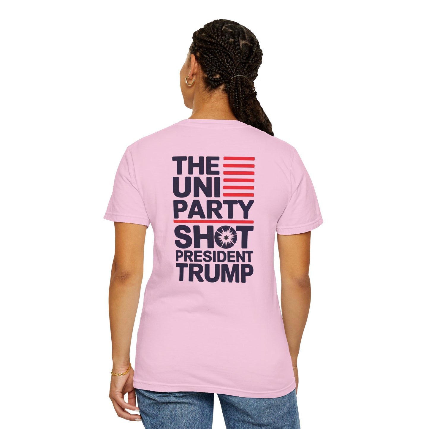 "The Uniparty Shot President Trump" #01, Unisex T-shirt